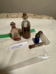 Antique Glass Medicine Jars / Bottle Lot