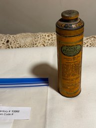Antique Dr Scholls Foot Powder Bottle