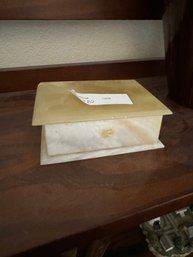 Hinged Vintage Soapstone Box