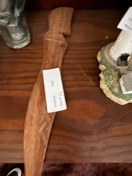 Decorative Wood Knife / Letter Opener