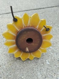 Painted Sunflower Birdhouse Decoration