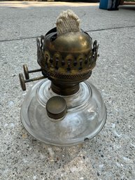 Antique Oil Lamp Base