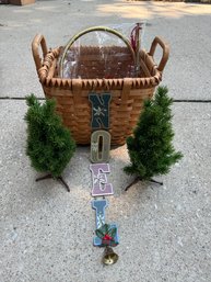 Basket And Decor Lot