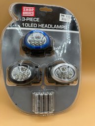 New In Package - Lot Of Three Headlamps