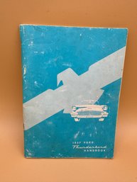 Vintage 1957 Ford Thunderbird Handbook