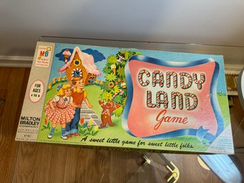Vintage 1962 Candy Land Milton Bradley Board Game