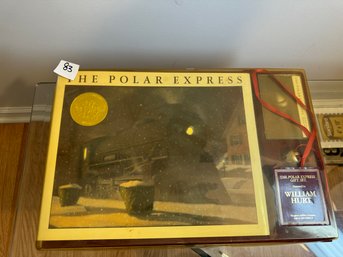 Vintage Polar Express Book Set With Bell