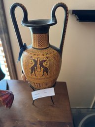 Ancient Greek Pointed Amphora Vase Museum Replica