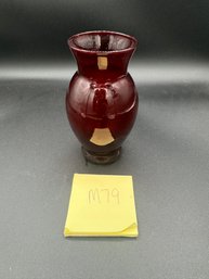 Vintage Royal Ruby Red Vase