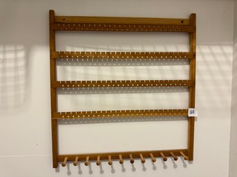 Wood Wall Jewelry Holder / Display