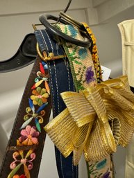 Lot Of Belts And Hair Accessories