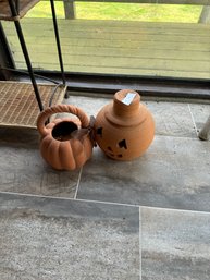 Halloween Pumpkins And Basket