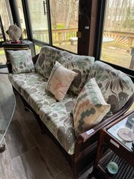 Beautiful Braxton Cullier Rattan Sofa With Cushions