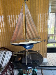Large Antique Ship Mounted Weather Vein