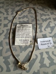 Vintage Trumpet Pendant & Necklace (Lot # 21Sh)