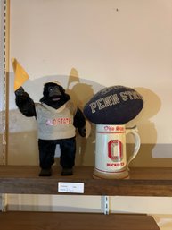 OSU Monkey And Mug And Penn State Football