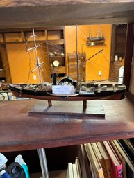 Hand Made Decorative Wooden Ship Model