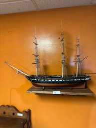 Highly Detailed USS Constitution Model Ship