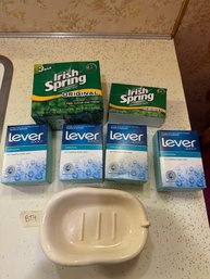 Irish Spring & Lever Vintage Soap - New Old Stock