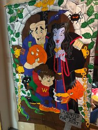 Halloween Wall Hanging - Adams Family