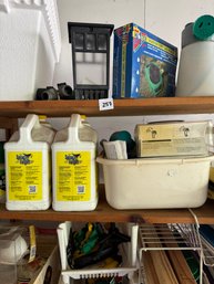 Large Moxed Garage / Lawn Care Lot - Chemicals, Pocket Chair, Sprinkler, & More!