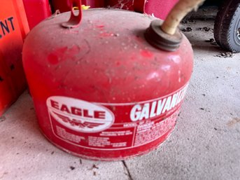 Vintage Eagle Metal Gas Can