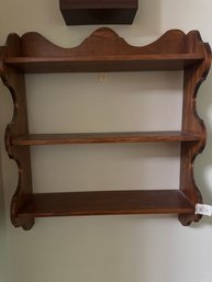 Wood Display Shelf