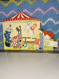 Vintage Moving Circus Valentine