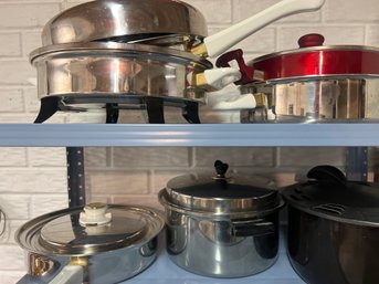 Pots And Pans Lot - Includes Health Craft Electric Skillet