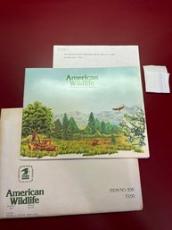 USPS American Wildlife Stamp Album Complete With Mint US Stamps