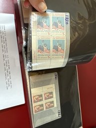 Album Of US Stamp Plate Blocks