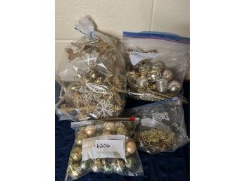 Gold Ornaments Lot