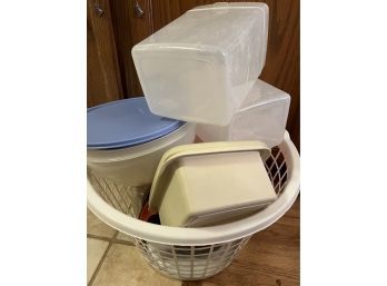 Large Lot Of Tupperware And Storage Containers