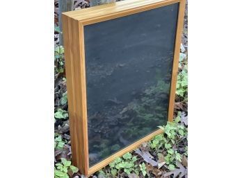 Wood And Glass Shadow Box For Display