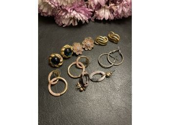 Lot Of Six Pierced Earrings