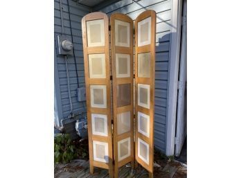 Photo Frame Wood Room Divider