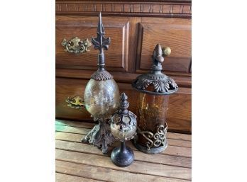 Home Decor Candle Holder Lot