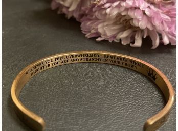 Daughter Cuff Bracelet - Straighten Your Crown