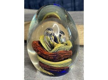 Art Glass Paperweight Figurine