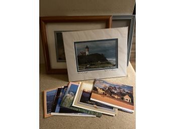 Light House / Beach Picture Lot Plus Postcards!