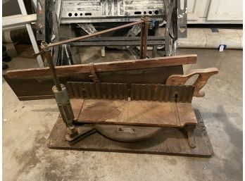 Antique Stanley Miter Saw