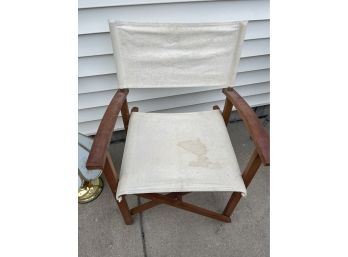 Fold Up Wood & Canvas Director Chair