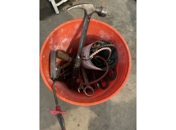 Bucket Of Tools Lot - Hand Tools