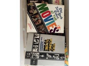 Large Box Lot Of Vintage Movie Books