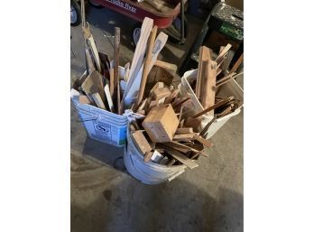 Scrap Wood Lot - Three Buckets