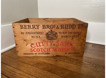 Berry Bros & Rudd Cutty Shark Scotch Whiskey Box