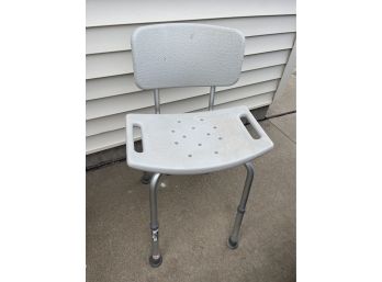 Medical White Plastic Tub & Shower Chair