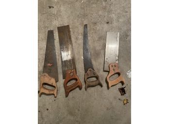 Hand Saw Lot Of Four #5