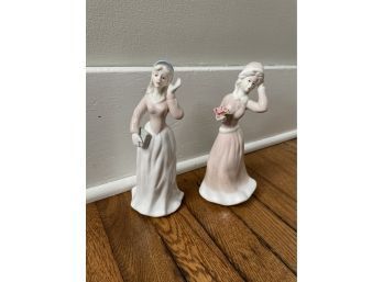 Porcelain Lady Lot Of Two K's Collection