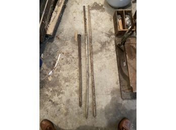 Lot Of Rebar Long Nail